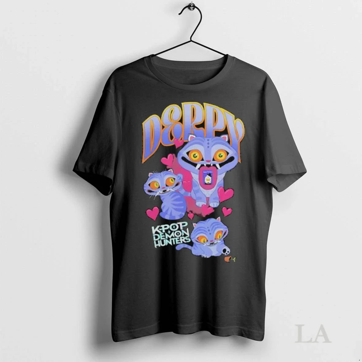Original Kpop Demon Hunters Derpy Ladies Tee Modern Merch