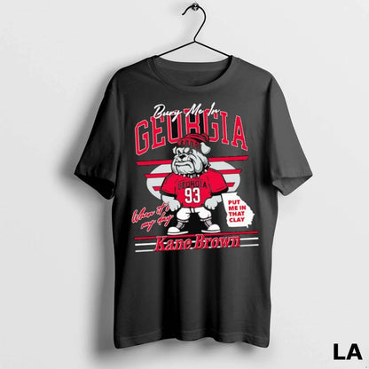 Original Kane Brown Bury Me Georgia Bulldogs When Its My Day Put Me