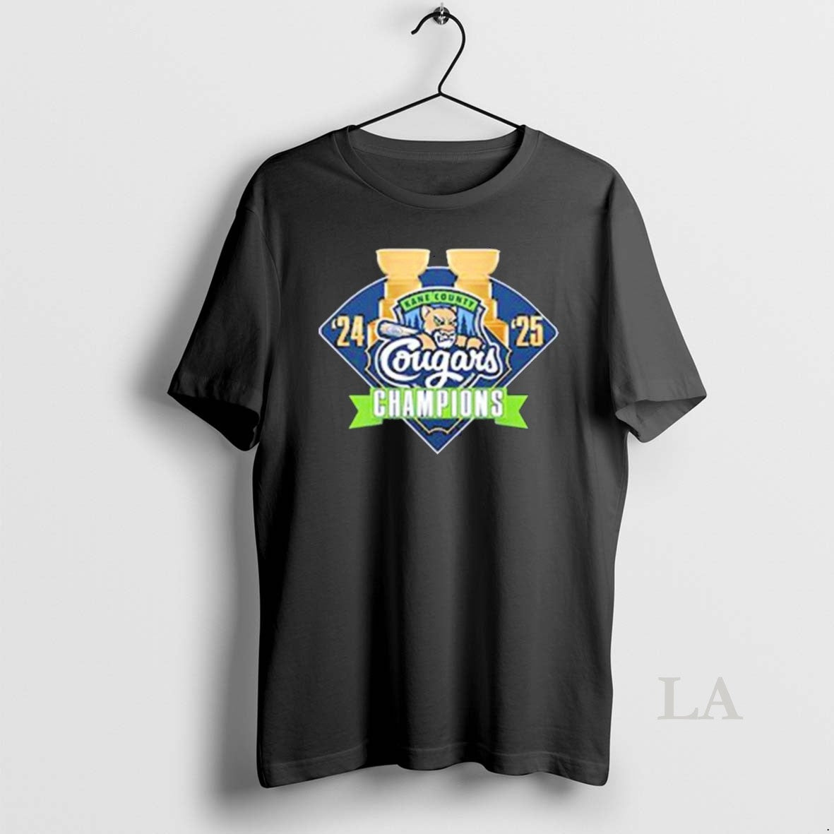 Original Kane County Cougars 2024 2025 Champions Logo TShirt Premium