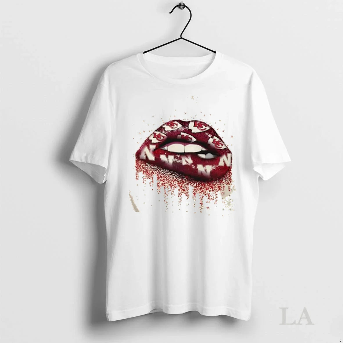 Original Kansas City Chiefs X Nebraska Cornhuskers Lips Tee Elegant