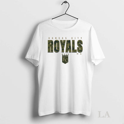 Original Kansas City Royals Camo Mlb Postseason 2025 Tee Exclusive