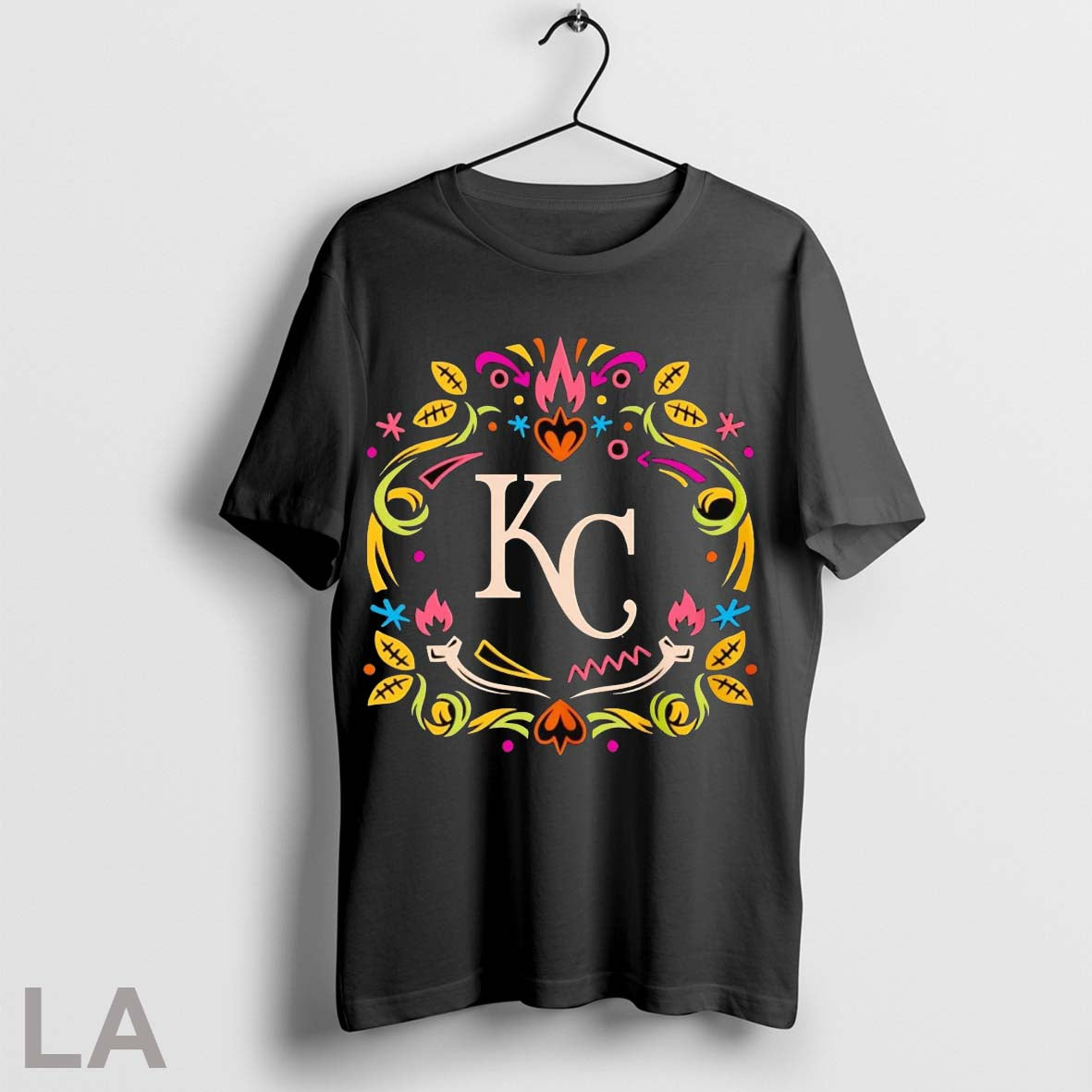 Original Kansas City Royals Dia De Los Muertos Long Sleeve Designer