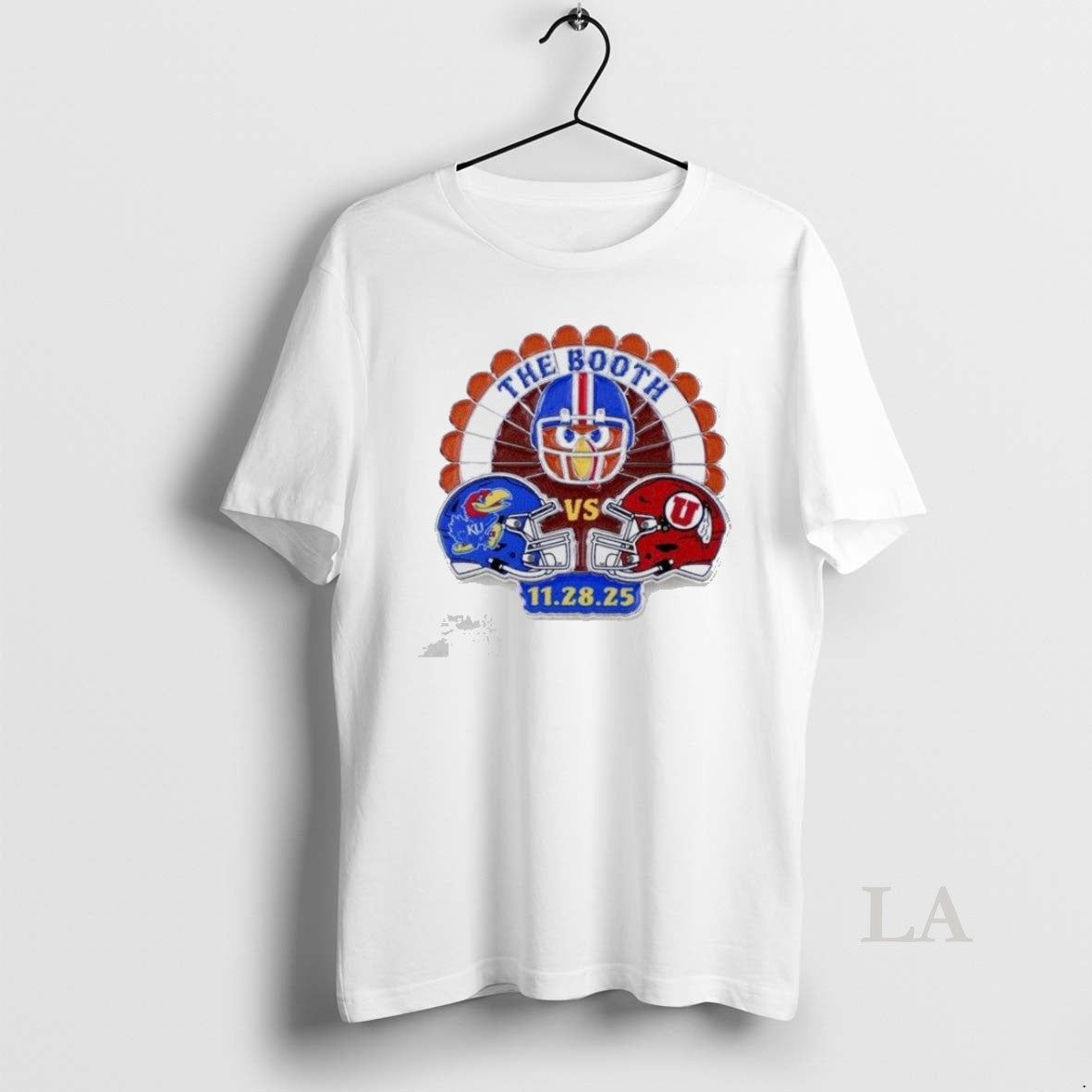 Original Kansas Jayhawks Souvenir 2025 Vs Utah Booth 11 28 Hoodie