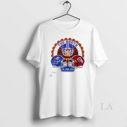 Original Kansas Jayhawks Souvenir 2025 Vs Utah Booth 11 28 Hoodie