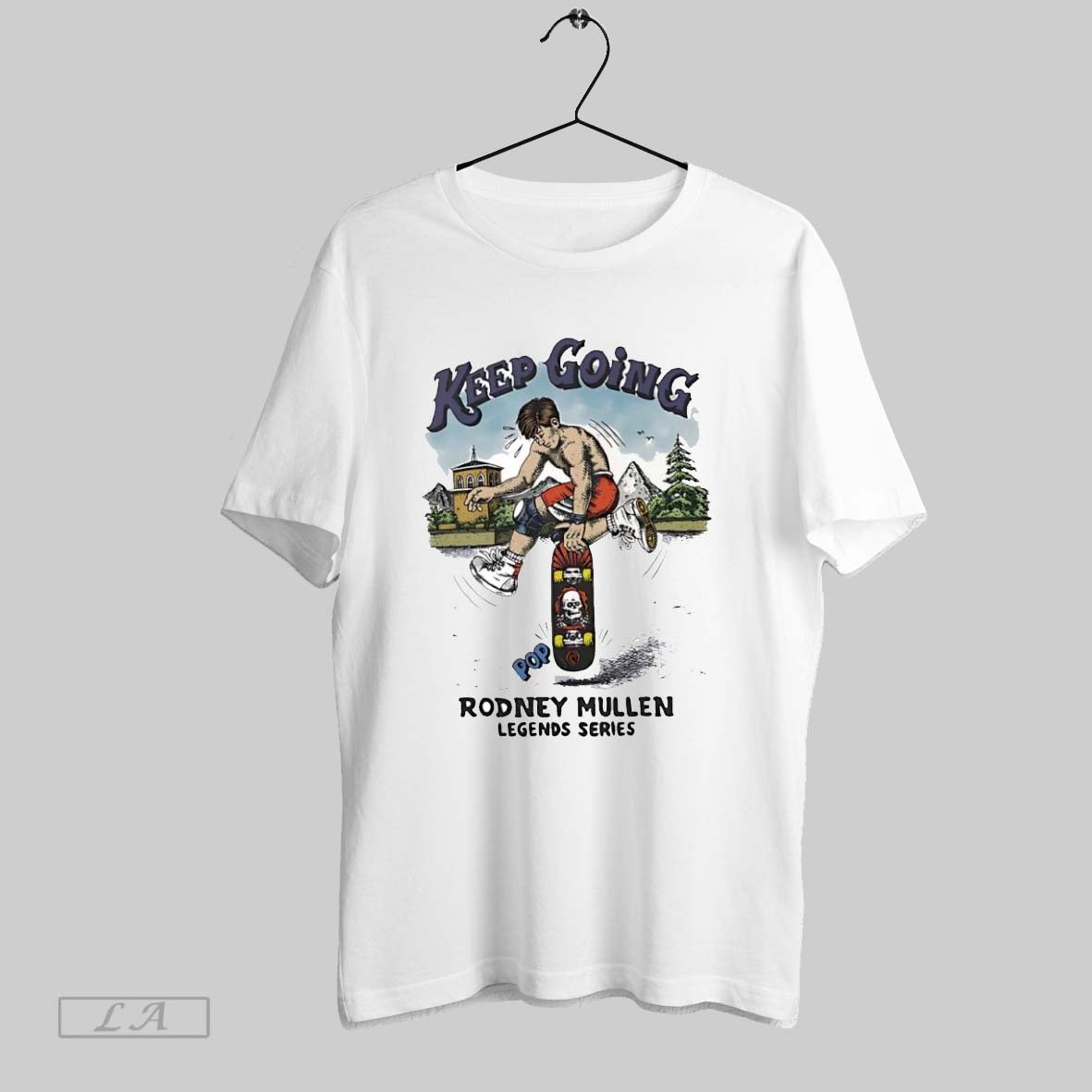 Original Keep Going Rodney Mullen Legends Series White S Tee Premium
