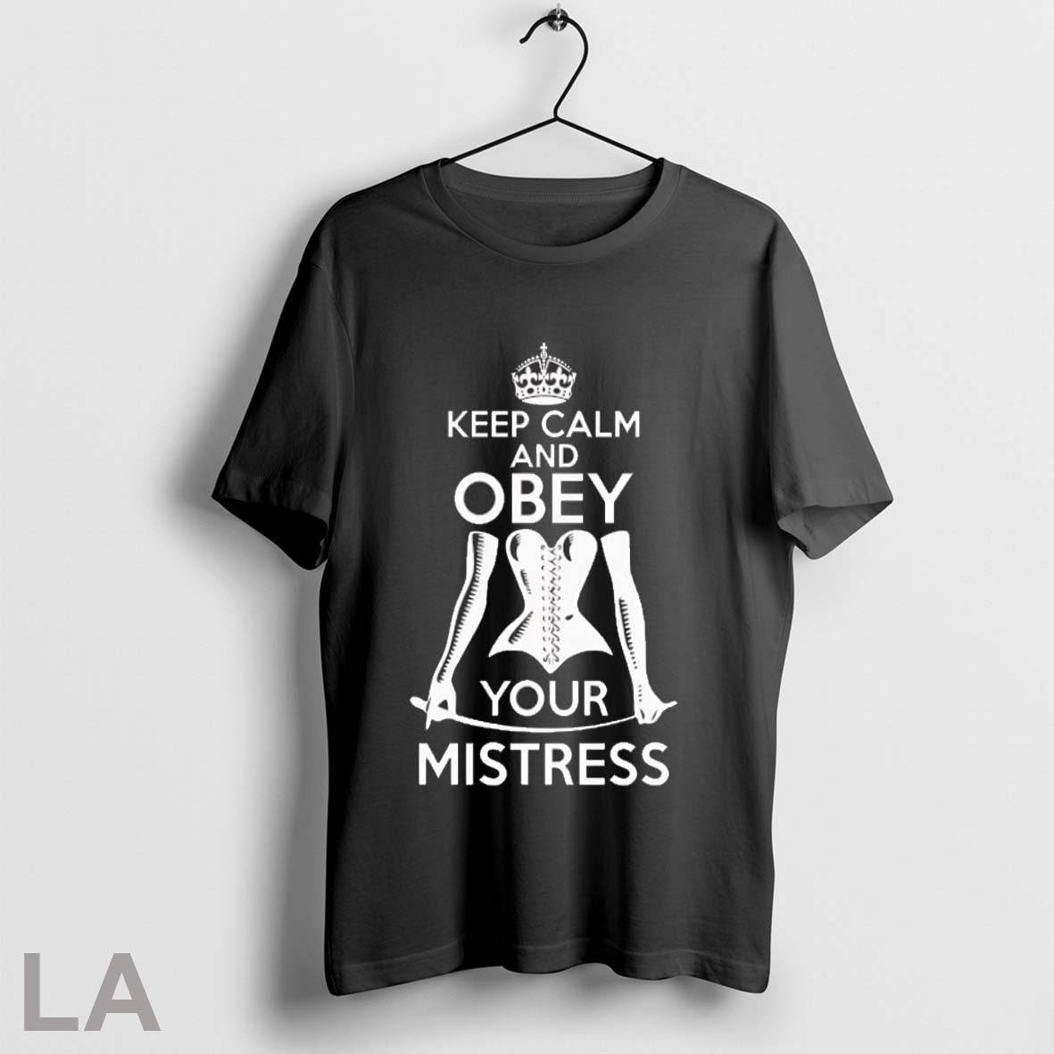 Original Keep Calm And Obey Your Mistress Long Sleeve Trendy Gift