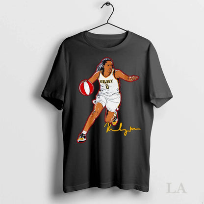 Original Kelsey Mitchell Superstar Pose Indiana Signature TShirt