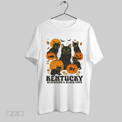 Original Kentucky Bluegrass And Black Cats Shirt Authentic Merch