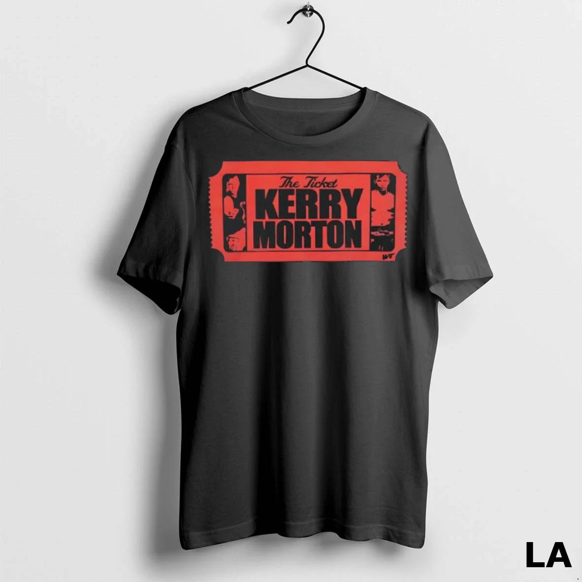 Original Kerry Morton Ticket Pro Wrestling Tees Long Sleeve Vintage