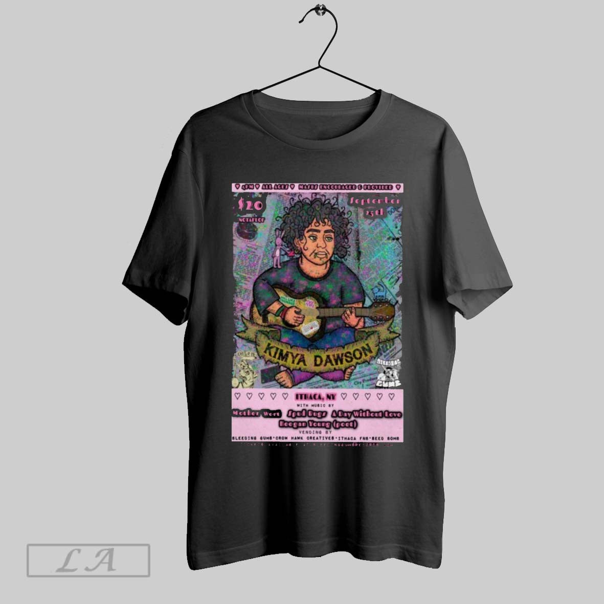Original Kimya Dawson 09 25 2025 Ithaca Ny September 25Th Tee Retro