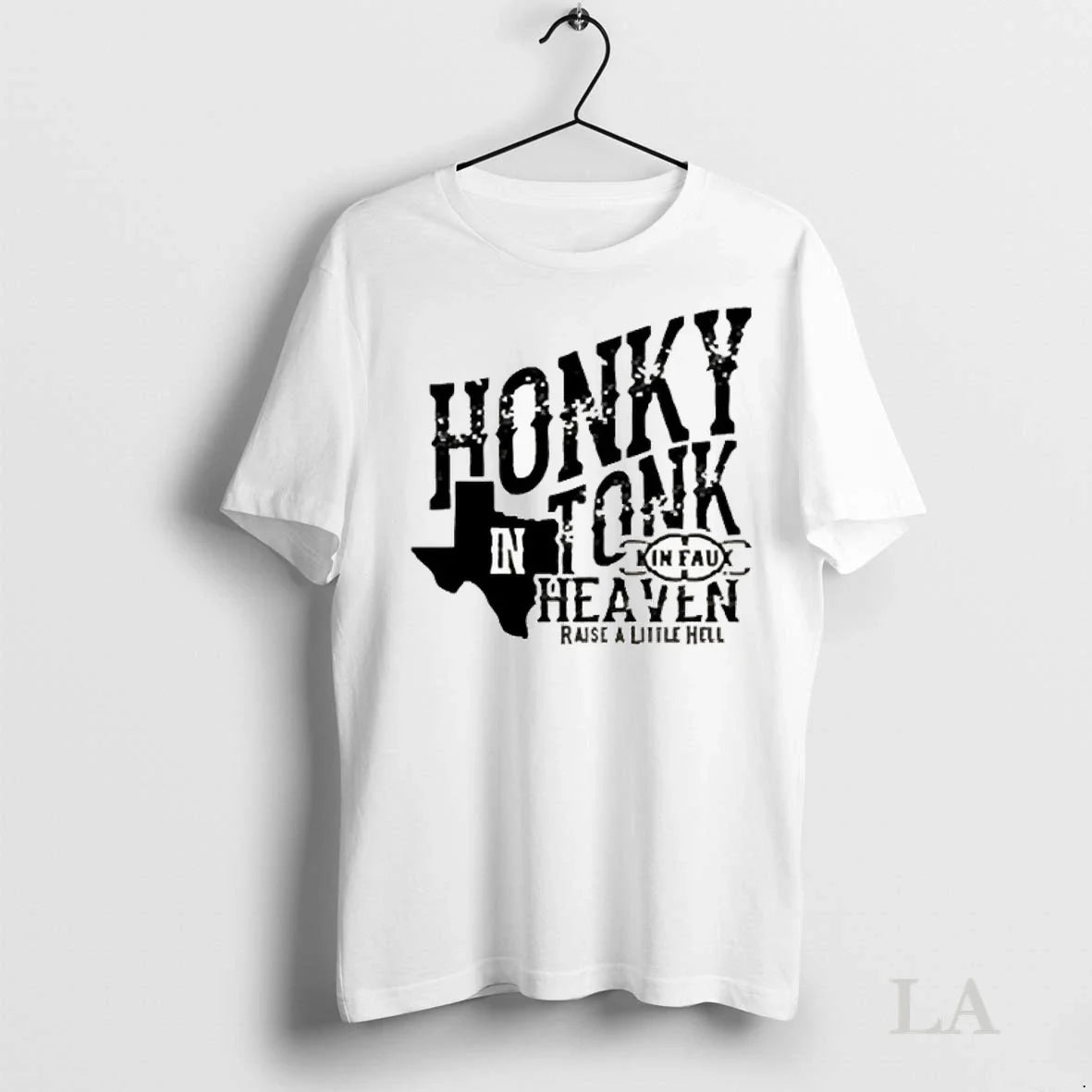 Original Kin Faux Honky Tonk Heaven Raise Little Hell Texas Tank Top