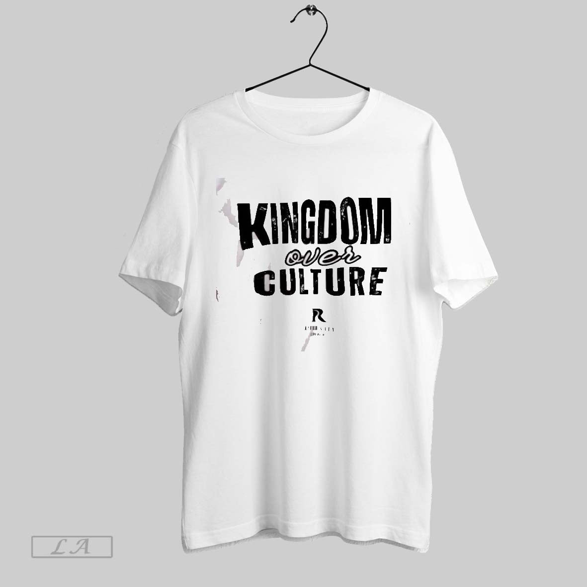 Original Kingdom Over Culture Letter TShirt Stylish Outfit