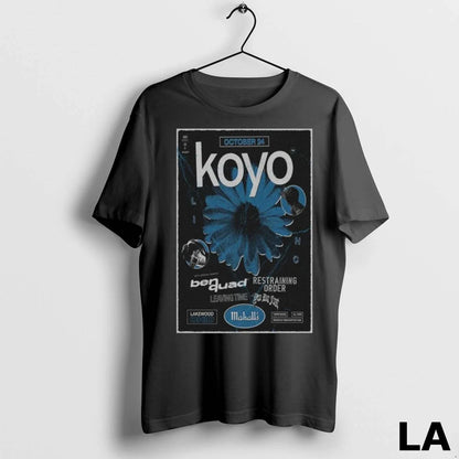 Original Koyo Lakewood Ohio October 2025 Concert Long Sleve Hoodie