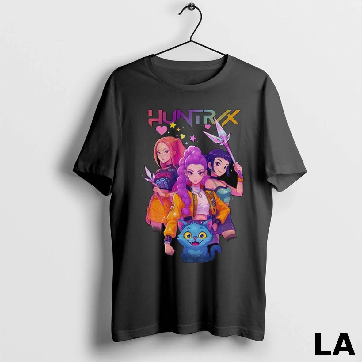 Original Kpop Demon Hunters Mira Rumi And Joey Kpop Idol Huntrix Tee
