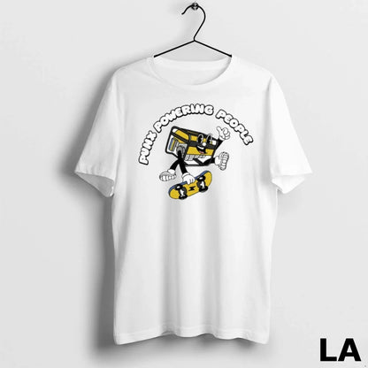 Original Krang Punx Powering People Skate Tee Authentic Style
