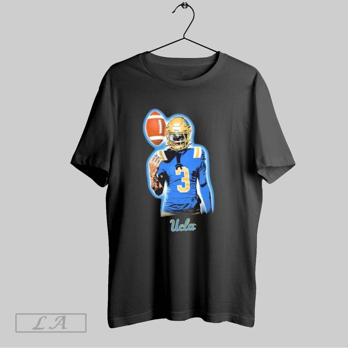 Original Kwazi Gilmer Ucla Football Portrait Hoodie Modern Look