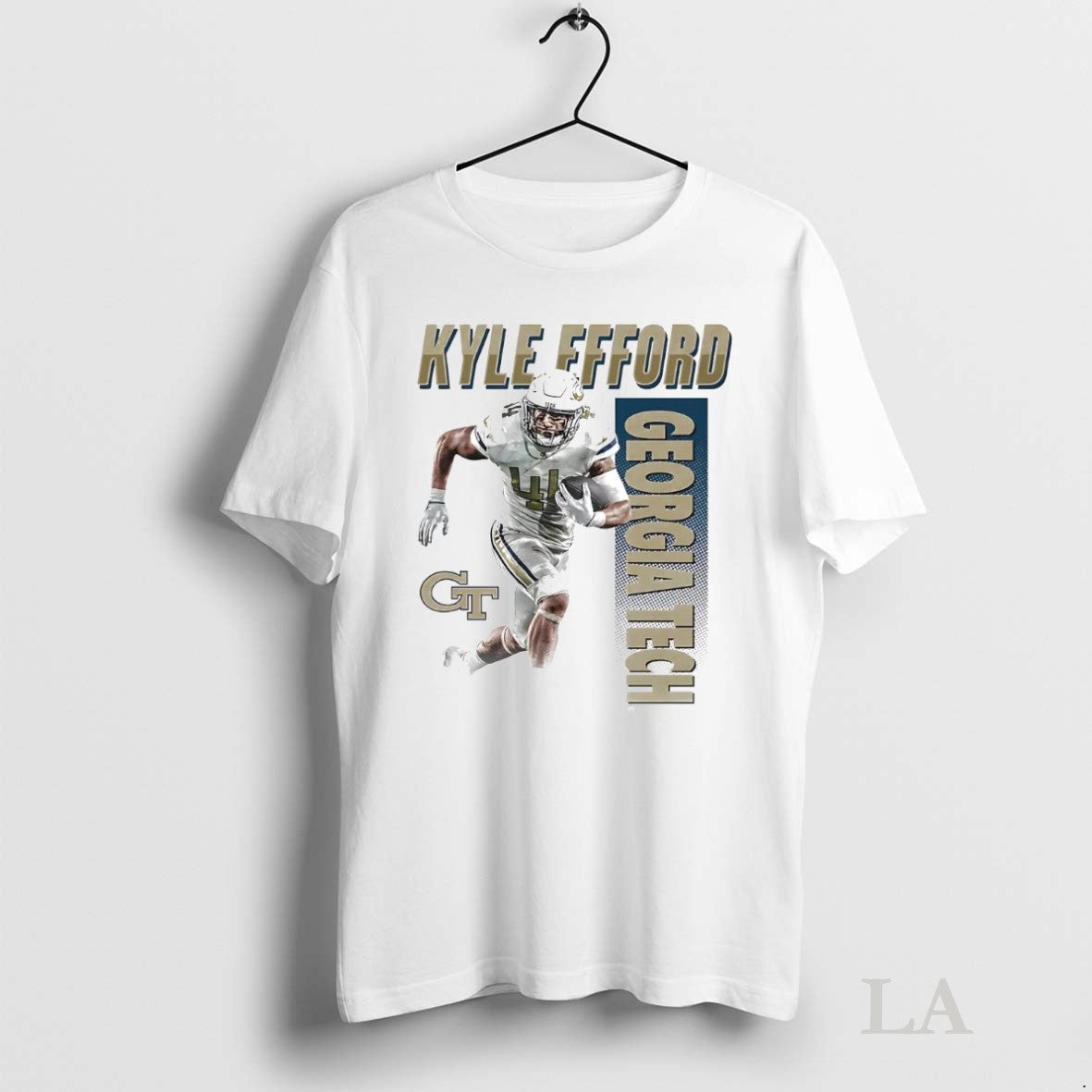 Original Kyle Efford Running Georgia Tech TShirt Trendy Collection