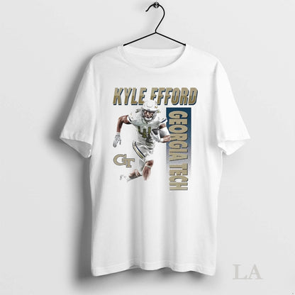Original Kyle Efford Running Georgia Tech TShirt Trendy Collection