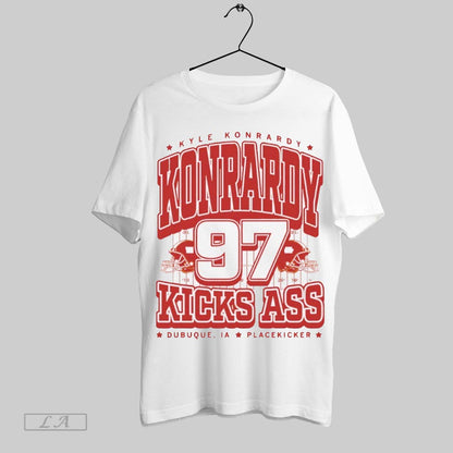 Original Kyle Konrardy Kicks Ass 97 Shirt Authentic Gift