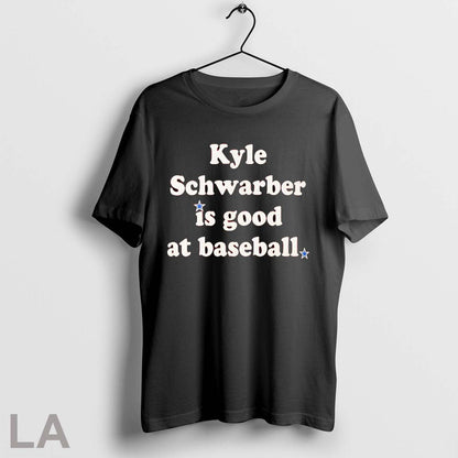 Original Kyle Schwarber Is Good Baseball TShirt Vintage Style