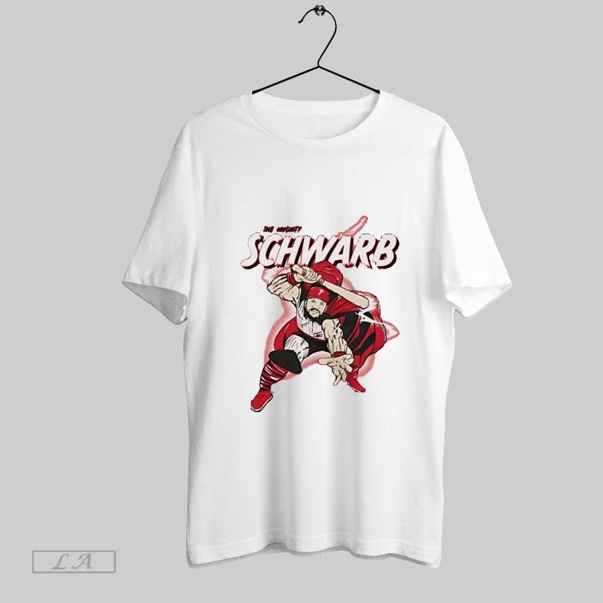 Original Kyle Schwarber Mighty Schwarb Philadelphia Phillies Tee