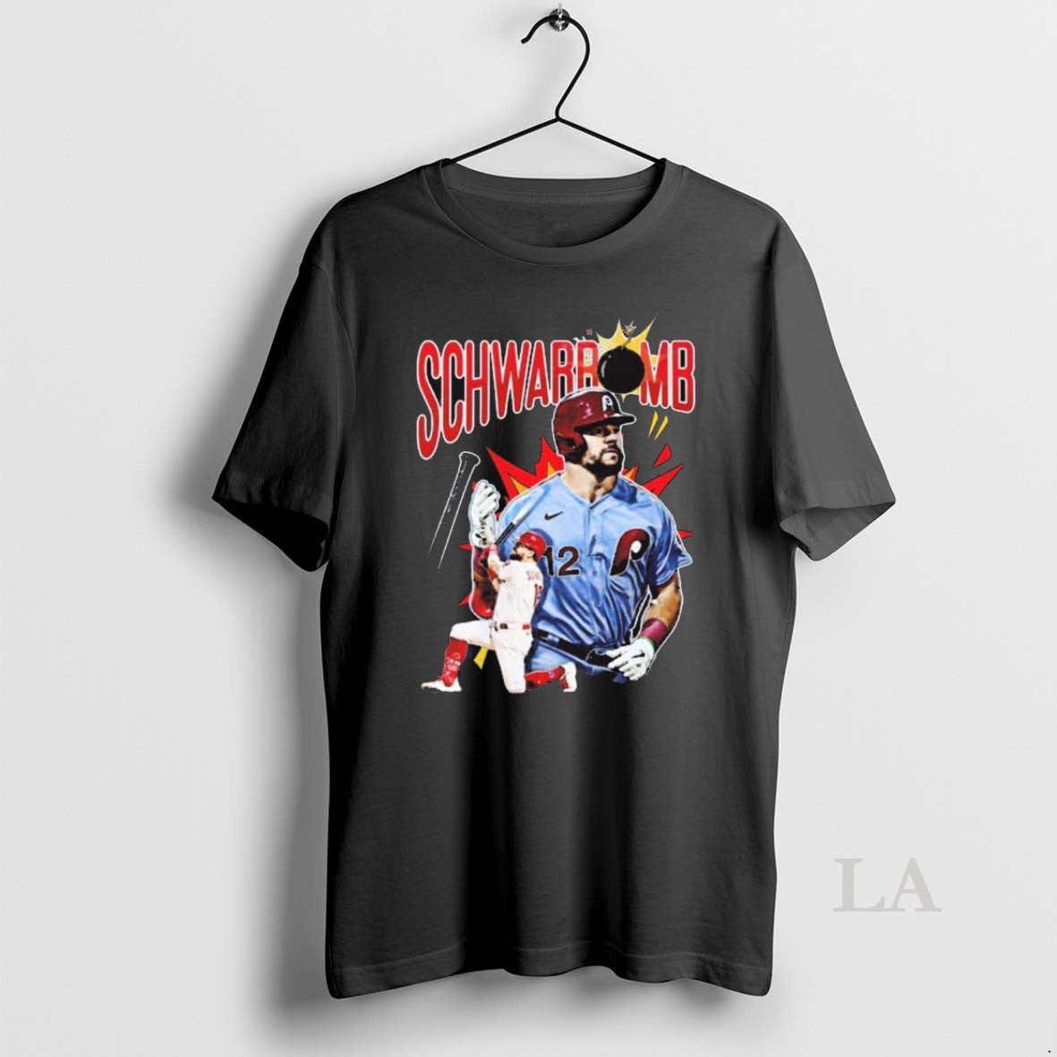 Original Kyle Schwarbomb Philadelphia Phillies Mlb Fanart 2025 Shirt
