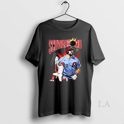 Original Kyle Schwarbomb Philadelphia Phillies Mlb Fanart 2025 Shirt