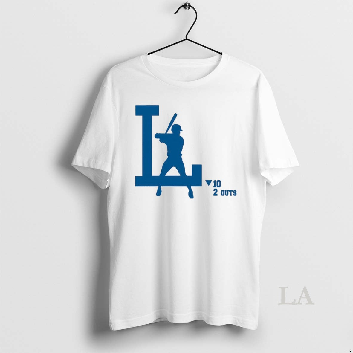 Original La Baseball 10 2 Outs TShirt Vintage Design