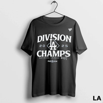 Original La Dodgers Nl West Division Champions 2025 Shirt Vintage