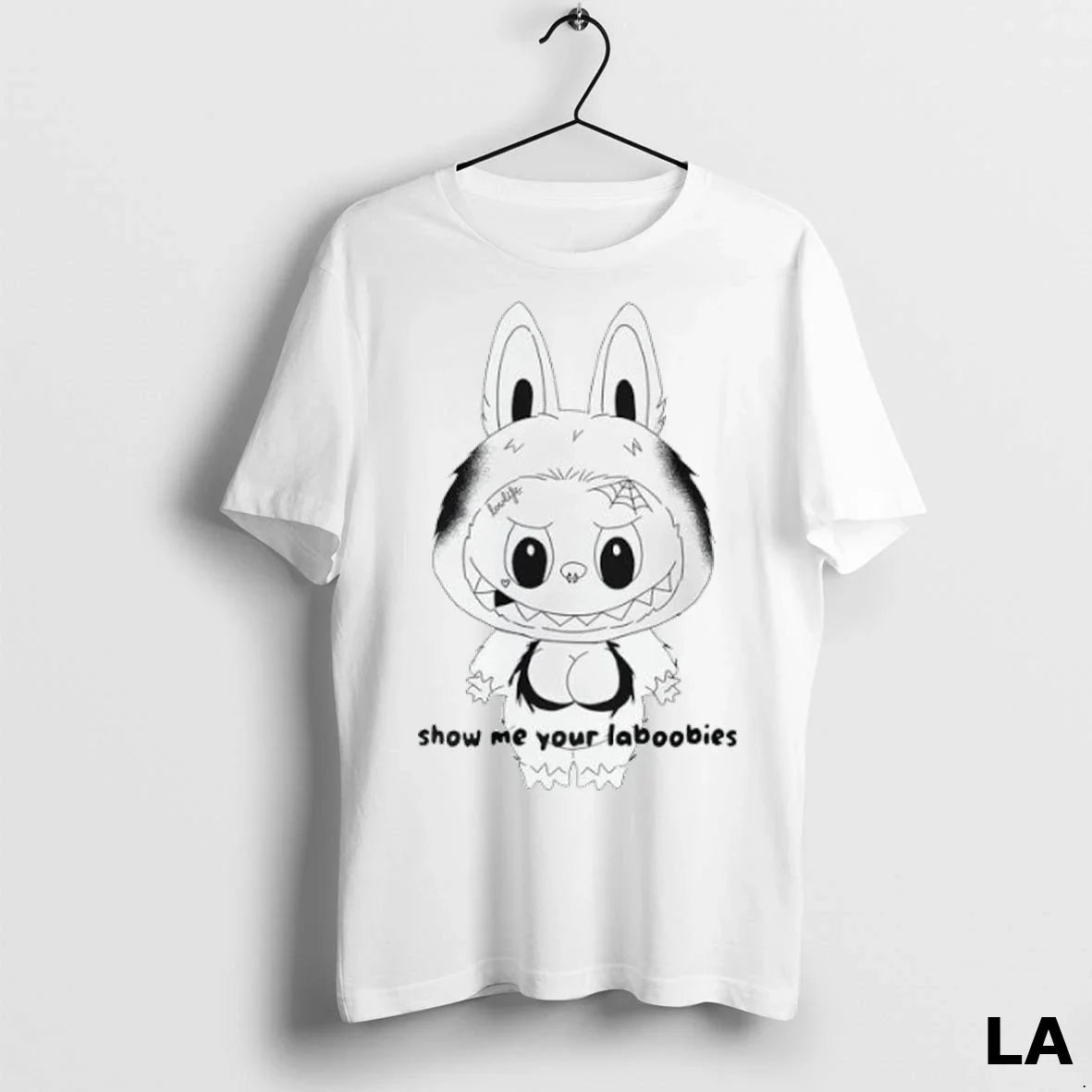Original Labubu Show Me Your Laboobies Tee Vintage Style