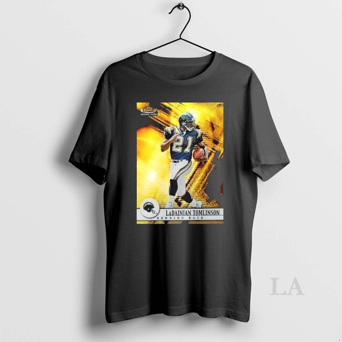 Original Ladainian Tomlinson Running Back Rookie Card Shirt Retro Look