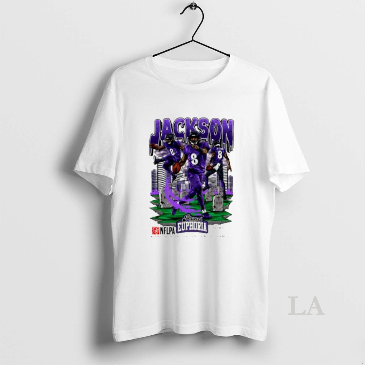Original Lamar Jackson Baltimore Ravens Player Comic TShirt Trendy