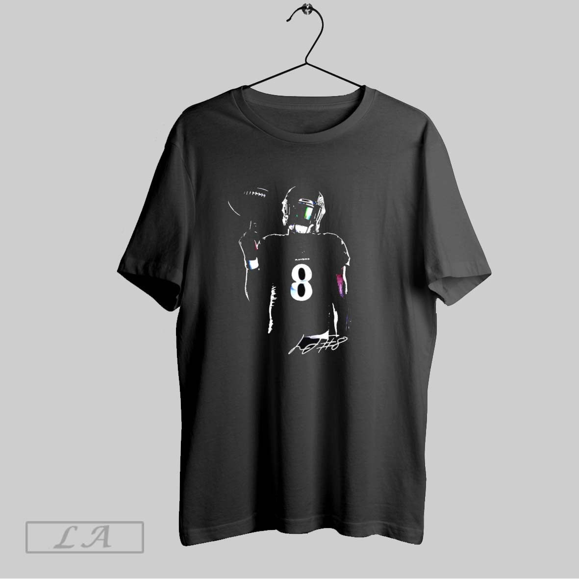 Original Lamar Jackson Signature Baltimore Ravens Tank Top Designer