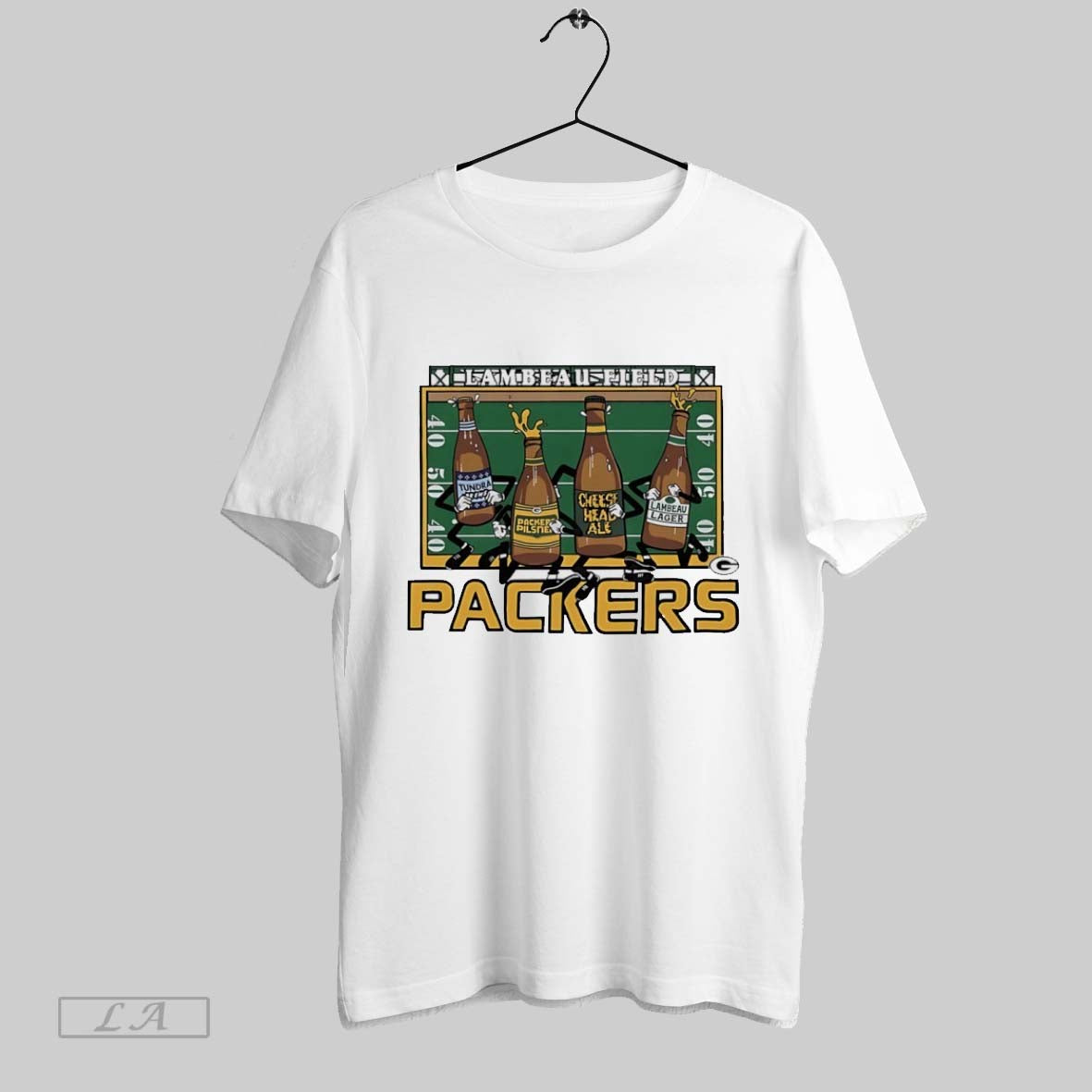 Original Lambeau Field Bottle Race Green Bay Packers Long Sleeve