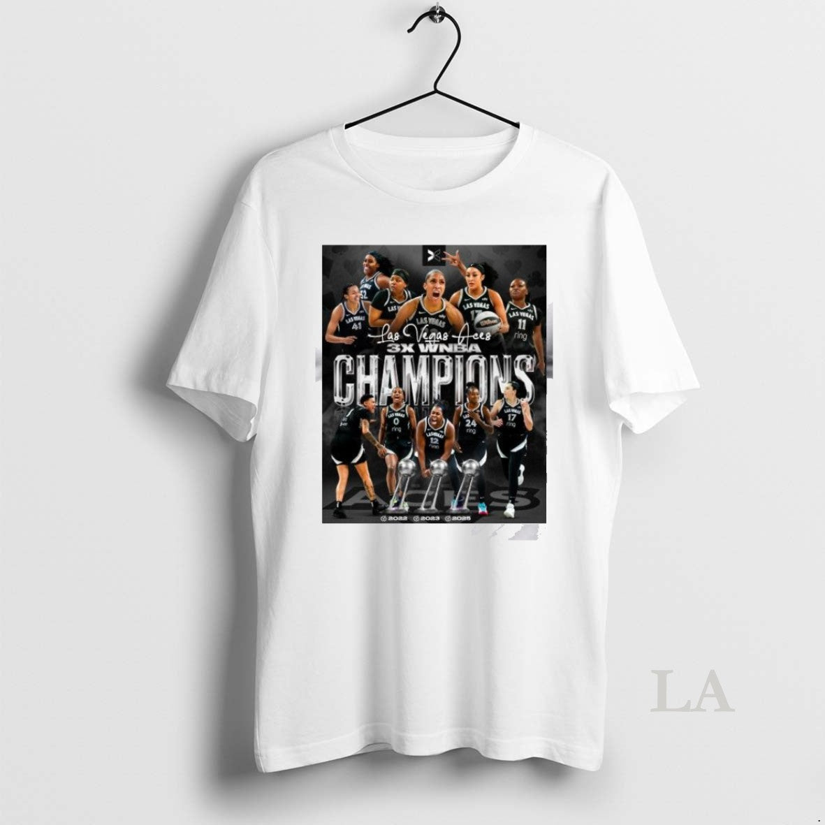 Original Las Vegas 3X Wnba Champions 2022 2023 2025 T TShirt Stylish