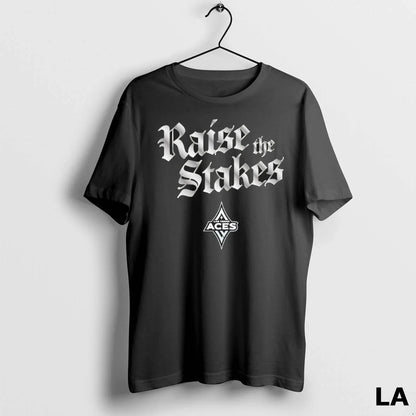 Original Las Vegas Aces Raise Stakes 2025 Playoffs Hoodie Retro