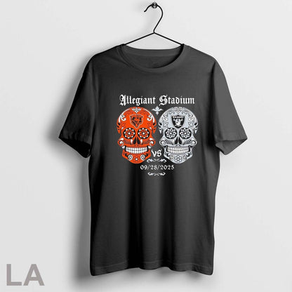 Original Las Vegas Raiders Vs Chicago Bears 2025 Sugar Skull Head To