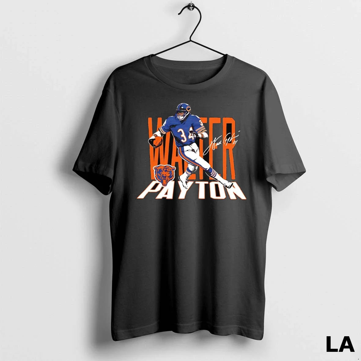 Original Lawrence Taylor Caricature Signature Chicago Bears Shirt
