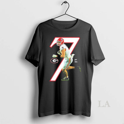 Original Lawson Luckie 7 Georgia Bulldogs 2025 Ncaa Player TShirt