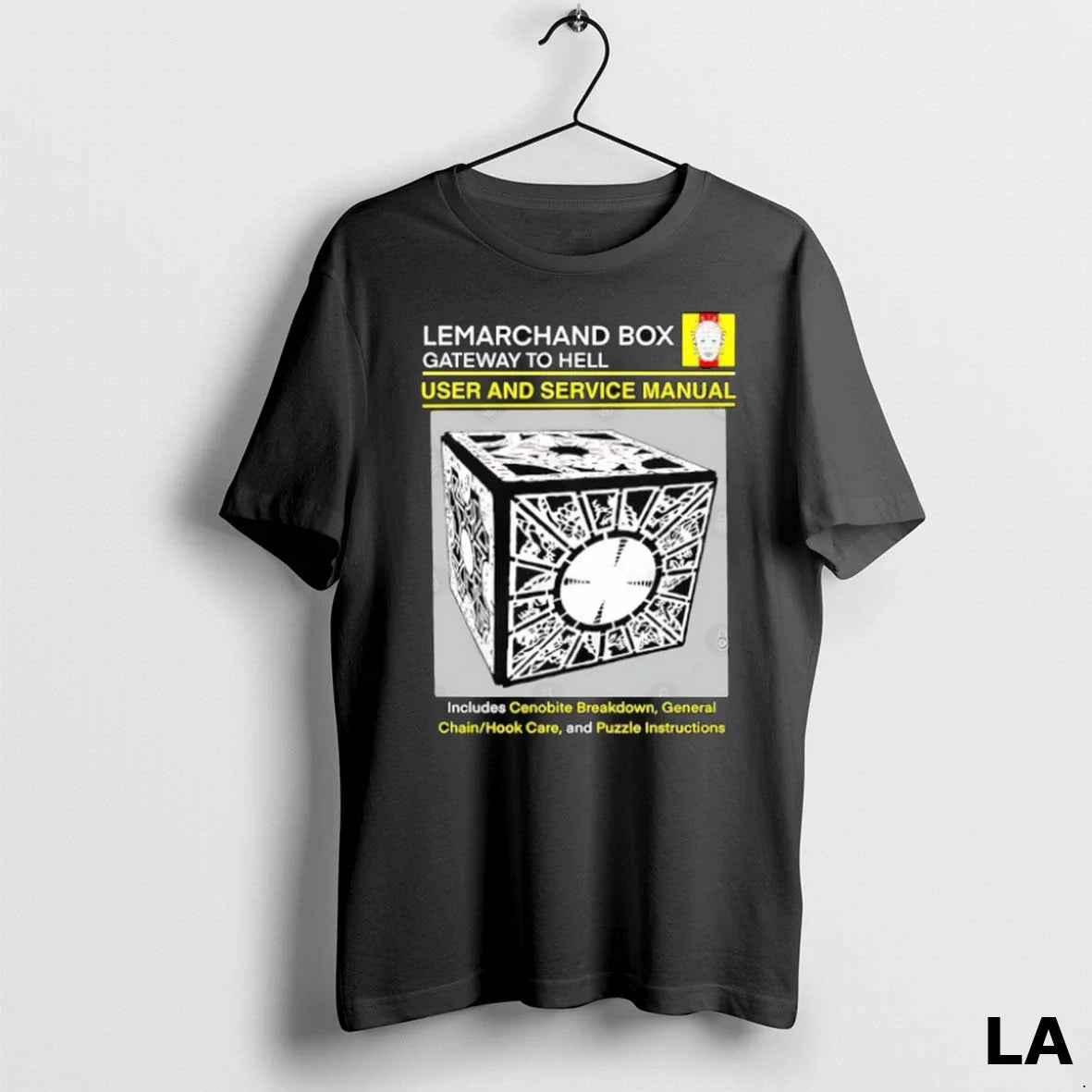 Original Lemarchand Box Gateway To Hell User And Service Manual Tee