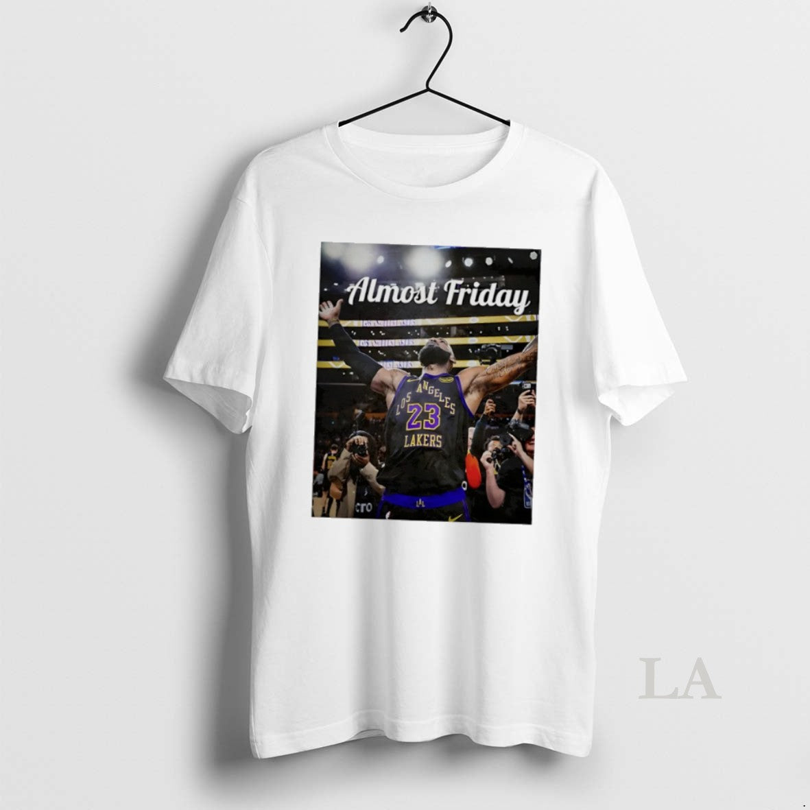 Original Lebron James Year 23 Almost Friday Shirt Stylish Art