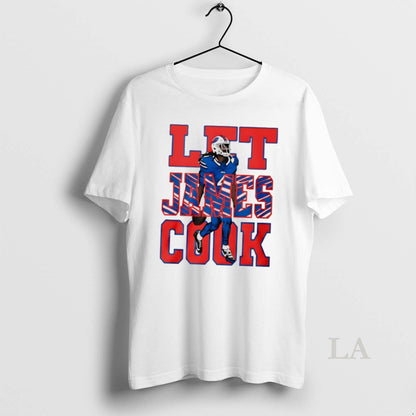 Original Let James Cook Buffalo Bills Long Sleeve Elegant Fashion