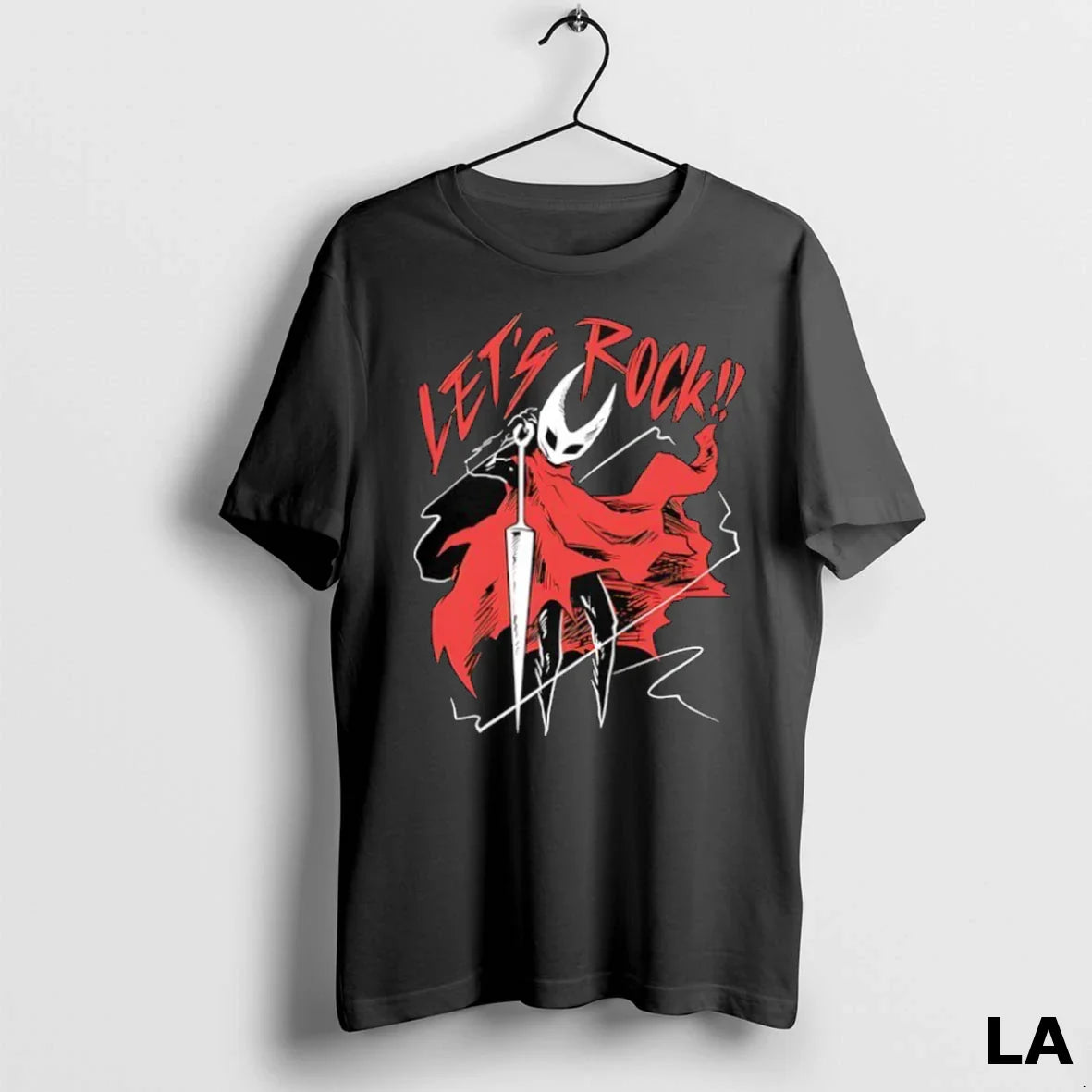 Original Lets Rock Hornet From Hollow Knight Tank Top Designer Apparel