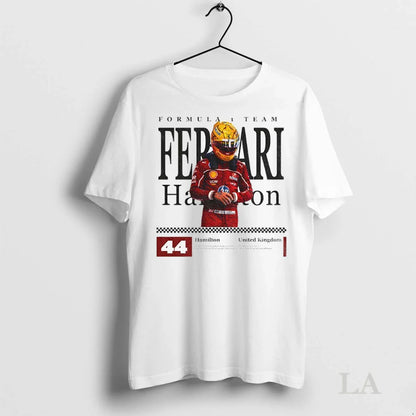 Original Lewis Hamilton Ferrari Formula 1 Team United Kingdom 44