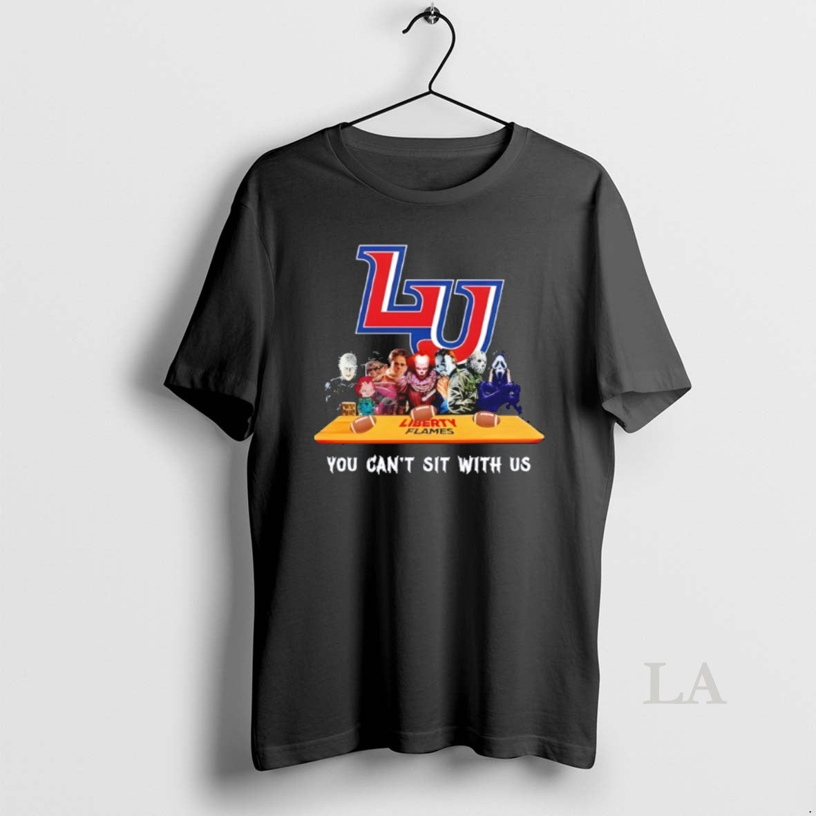 Original Liberty Flames Horror Movie Characters You Cant Sit Us