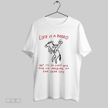 Original Life Is Rodeo But Its My First One And Im Holding Sweatshirt