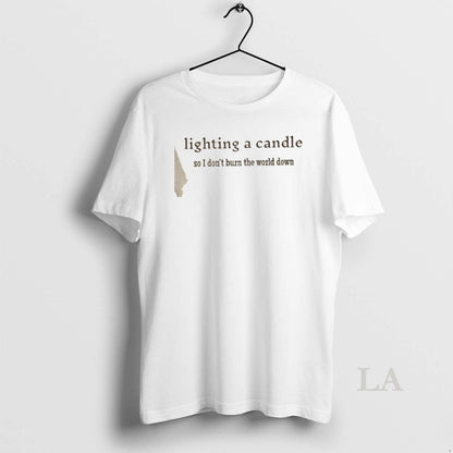 Original Lighting Candle So I Dont Burn World Down Long Sleeve Unique