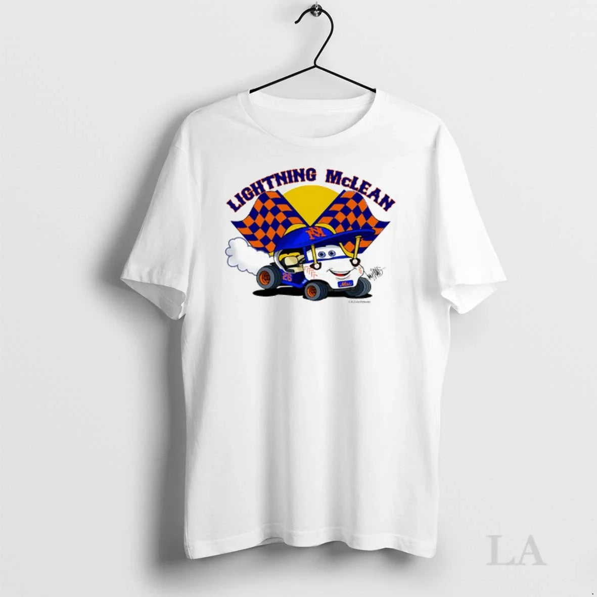 Original Lightning Mclean New York Mets Mac Number 26 Golf Cart