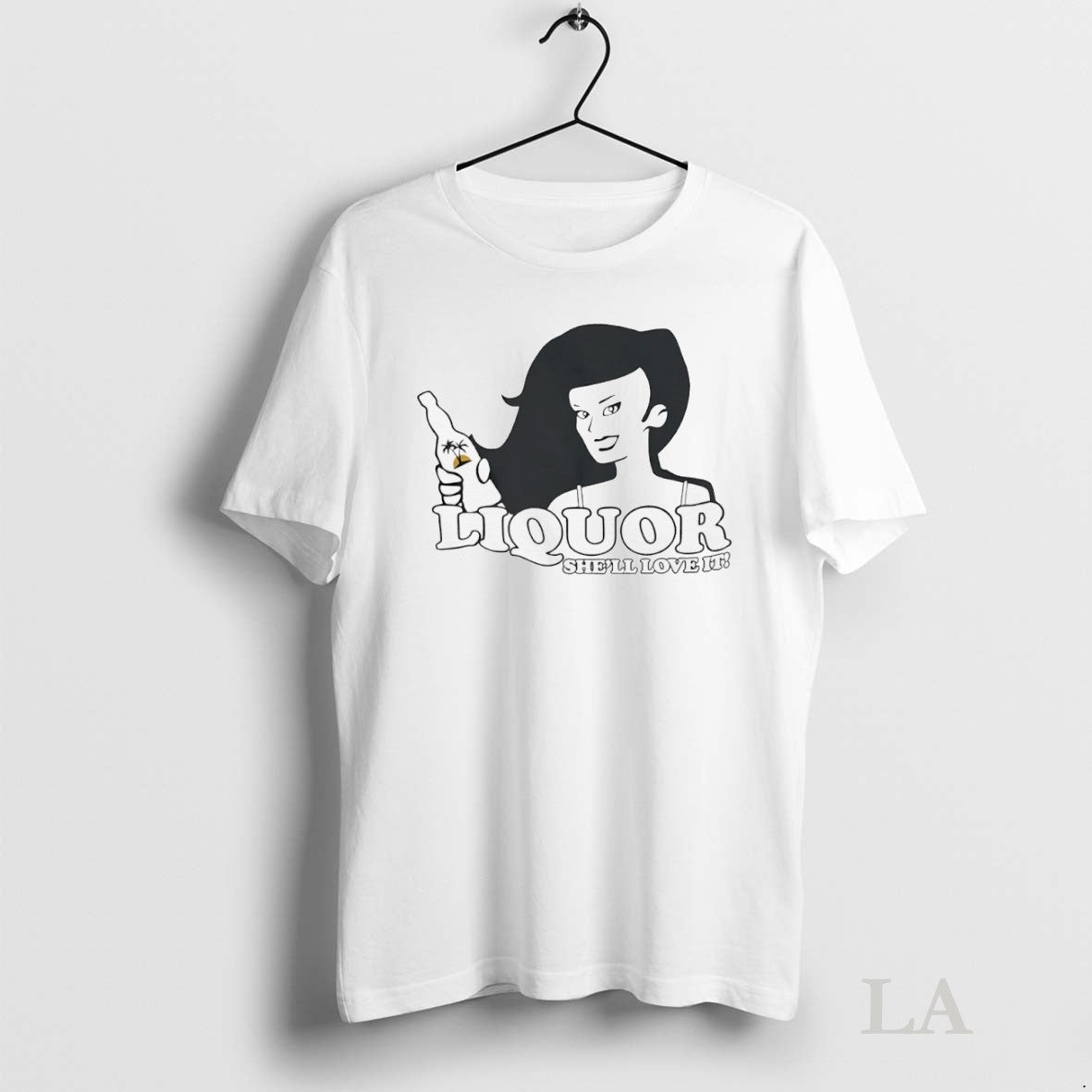 Original Liquor Where She Likes It Tee Designer Gift
