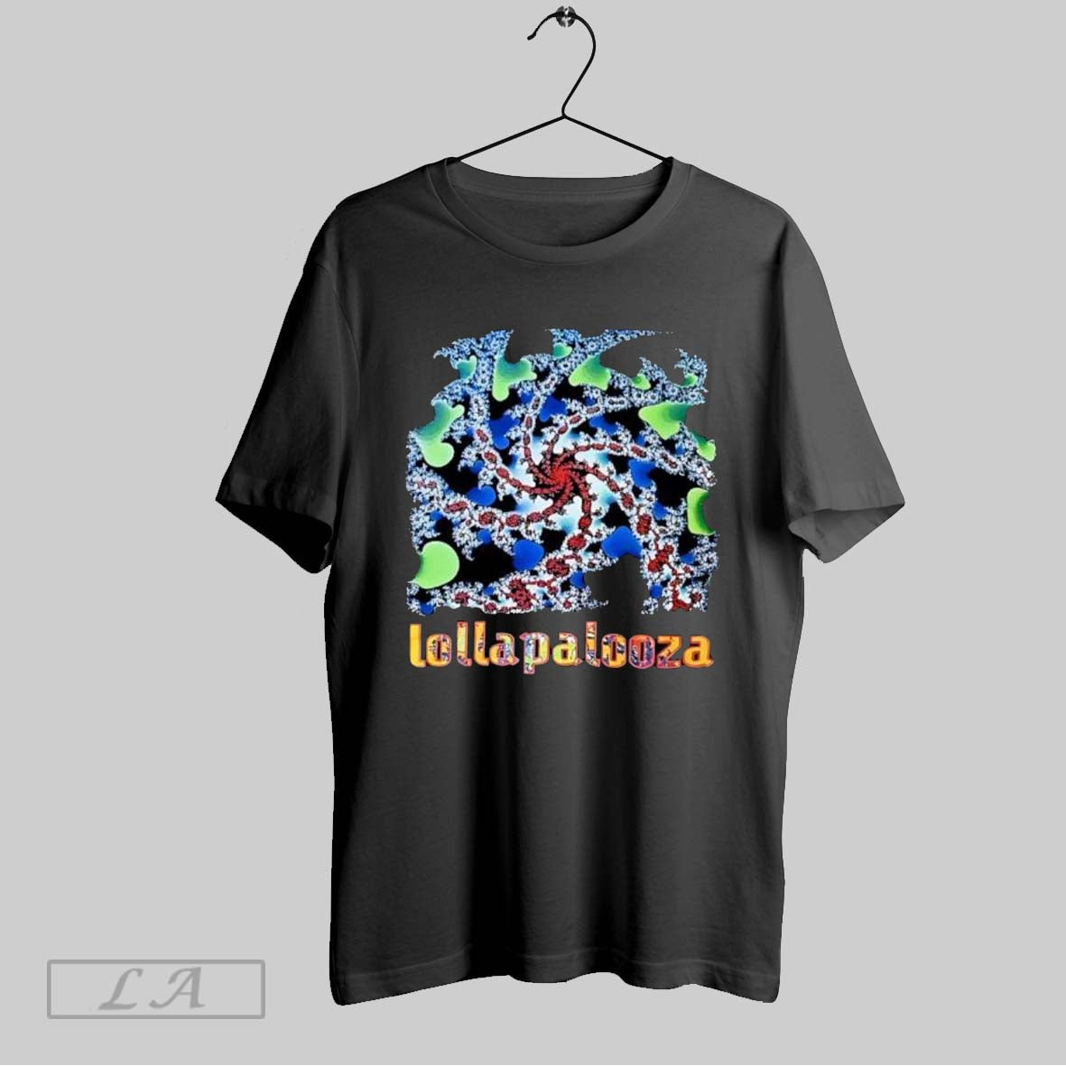 Original Lollapalooza Fractal Spiral Long Sleeve Authentic Outfit